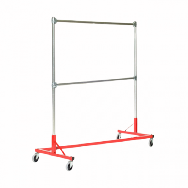 Coat Rack rental for your event green rooms or backstage areas. Easily movable on rollers. Hangers available.