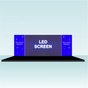 Stage with LED walls